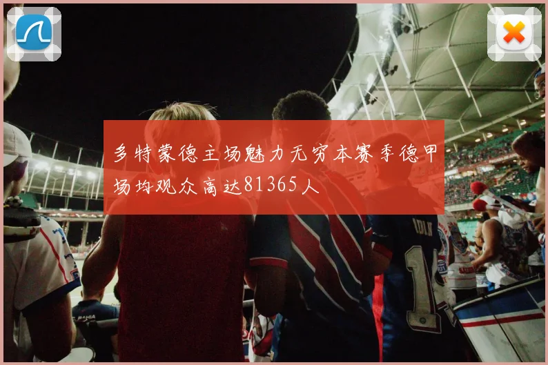 多特蒙德主场魅力无穷本赛季德甲场均观众高达81365人